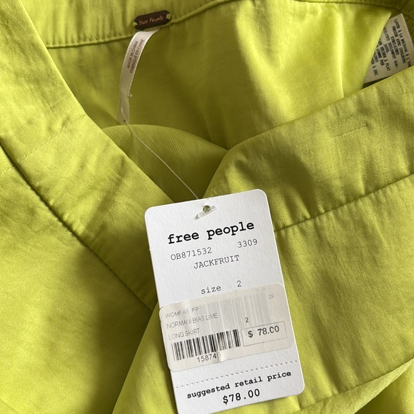 ❎SOLD LOCALLY- NWT Free People Women's Normani Bias Skirt - Picture 5 of 6